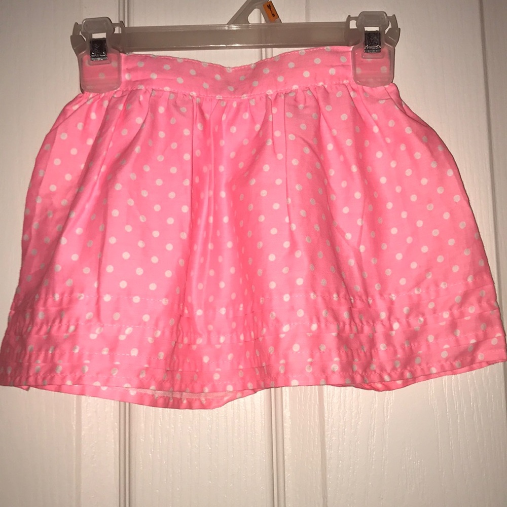Carter’s Pink w/ white polka dot skirt